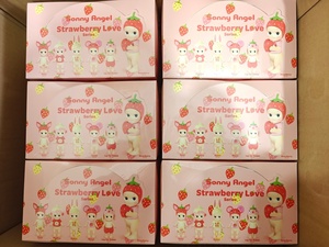 100% Originale Sonny Angels Serie Animali/Marini/Fiori/Looking Back/Frutta/Dreaming/Fragola Blind Box Mini Statuette Giocattolo - Product Image 1