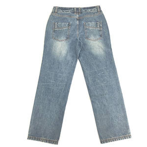 Wholesale <b>Vintage</b> Baggy Denim <b>Jeans</b> <b>Women</b> Pants Office Casual Fashion Trousers Ladies Comfortable Clothing - Product Image 2
