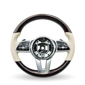 Volant personnalisé en bois de pêche noir pour <span class=keywords><strong>Mercedes</strong></span>-Benz <span class=keywords><strong>AMG</strong></span> GT E350 W221 W166 <span class=keywords><strong>GLE</strong></span> <span class=keywords><strong>53</strong></span> W213 GLC - Product Image 3