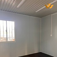 Maisons conteneurs en acier de 40 pieds 20 pieds Hangars de stockage préfabriqués Entrepôt Boutique Bureau Hôtel Chambre à coucher Utilisation Design moderne