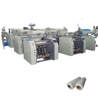 Nouvelle machine de rembobinage 2026 économique et automatique pour film étirable PVC PE, à arbre unique