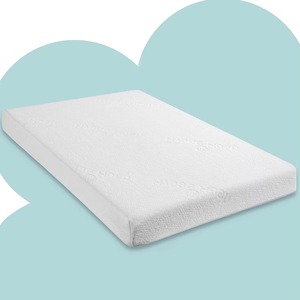 Colchón de Espuma Suave <span class=keywords><strong>para</strong></span> <span class=keywords><strong>Cuna</strong></span> y Cama de Bebé con Funda Exterior Lavable y Extraíble - Product Image 1