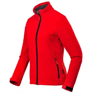 Jaket Softshell Wanita, Jaket Merah untuk Musim Dingin Eropa Terbaru 2021