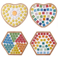 Kits de mosaïque en verre faits à la main, artisanat coloré, cadeaux de décoration intérieure en gros personnalisés