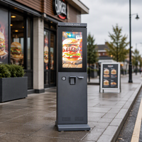 Kiosque interactif à écran tactile étanche IP65 personnalisé OEM pour la commande automatique en restauration rapide et sur les rues commerciales