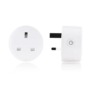 UK WiFi Mini Công Tắc Thông Minh Điều Khiển Từ Xa Ổ CẮM HẸN GIỜ Chức Năng Thiết Bị Gia Dụng Amazon Alexa Google Nhà Cắm Điện