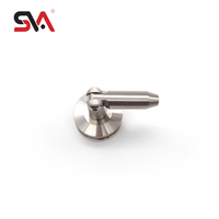 SVA-0242 auvent extérieur moderne réglable en acier inoxydable 304 verre à tuyau auvent Support verre Conector raccord