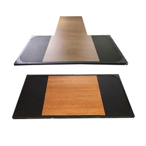 Ağırlık kaldırma platformu toptan kauçuk ahşap kaldırma yastıklama zemin özelleştirilmiş boyutu ve desen spor Mat şok emici - Product Image 1