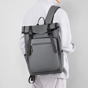 Men's Fashionable Large Capacity 17.3 Inch <b>Computer</b> <b>Backpack</b> Casual Sport Styles Cross-Border Travel Pack Zipper Polyester - Product Image 2