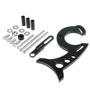 Kit de soporte de dirección asistida negro brillante NiceCNC para motores Ford de bloque pequeño 289 302 351W 1965 1966 1967 1968