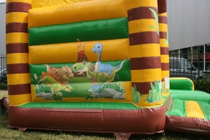 <span class=keywords><strong>Château</strong></span> gonflable pour enfants en plein air avec toboggan en forme <span class=keywords><strong>de</strong></span> palmier 4,5 m x 4 m x 3,5 m Âges 6-12 Capacité 3-4 enfants - Product Image 6