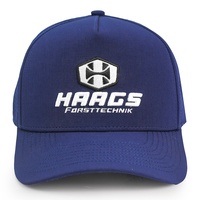 Gorra de Golf HS41 Negra y Blanca Personalizada con Logotipo Bordado en 3D, Perforada con Corte Láser, Impermeable, con Soporte para Tees y Marcador de Bola Magnético