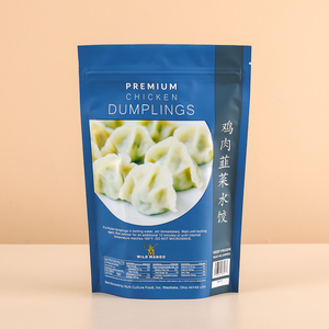 Giá rẻ pricewholesale tùy chỉnh bolsas doypack nhiều lớp nhựa khô thực phẩm đông lạnh bánh bao bao bì thực phẩm túi với <span class=keywords><strong>Ziplock</strong></span> - Product Image 5