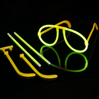 Lunettes de fête lumineuses Top Choice, lunettes néon, accessoires lumineux pour les yeux pour concerts et événements nocturnes