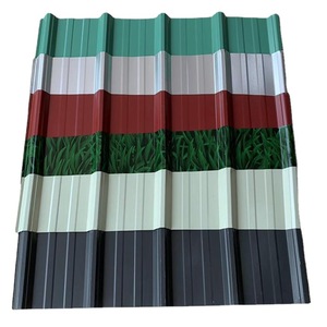 Tôle de Toiture en Acier Ondulé Prépeint Galvanisé Z10-Z29, Largeur 800mm 900mm, Revêtement Souple 0.22-0.25mm - Product Image 1