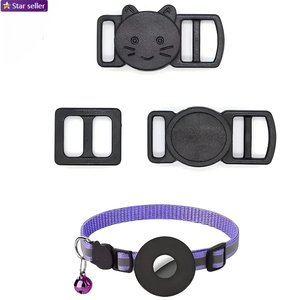Collar de gatito-Cinta de poliéster de tigre de Bengala en correas resistentes, Collar de gato ajustable/Collar de gato con hebilla separable - Product Image 1