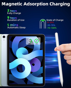Stylet intelligent pour <span class=keywords><strong>iPad</strong></span> 2018-2025, livraison gratuite, recharge sans fil, fonction d'inclinaison <span class=keywords><strong>numérique</strong></span> pour le <span class=keywords><strong>dessin</strong></span> et la prise de notes - Product Image 4