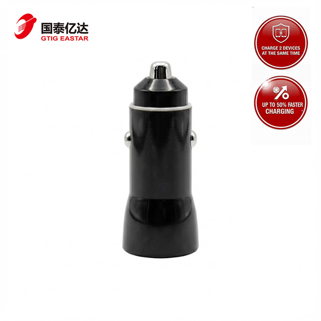 24W Dual USB Car Charger QC3.0 Fast Charging Adapter 4.8A 5V/2.4A 2-Port Auto Cigarette Lighter Plug Fireproof for Android