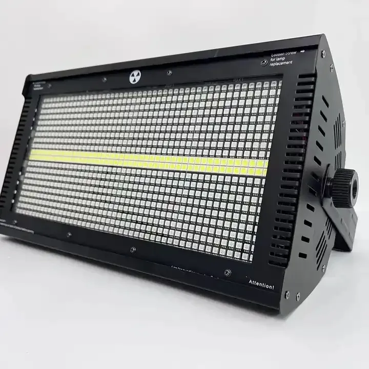 Lampu strobo LED strobo 8 + 8 strobo, lampu panggung malam klub disko grosir 1000W DMX RGB untuk lampu panggung