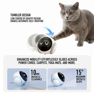 Cámara Robótica de Seguridad Interior Magic S1 1080P, Cámara Portátil para Mascotas con Control por Aplicación, Audio Bidireccional, Visión Nocturna, Carga Automática - Product Image 5
