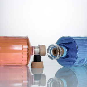 Botella de cristal vacía de super pedernal, recipiente redondo de 500ml y 750ml, con tapón, para whisky japonés, umshu Shochu Sake - Product Image 2