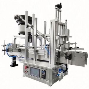 Desktop Automatic Vibrating Discs Plastic Bottle Glass Bottle Honey Red <b>Wine</b> Bottles champagne Whiskey Capping Machine - Product Image 3