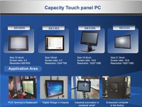 PC industriel tout-en-un, terminal de point de vente, écran LCD capacitif de 10,4, 15, 15,6, 21,5 pouces, IP65, Windows, Linux, tablettes embarquées résistantes
