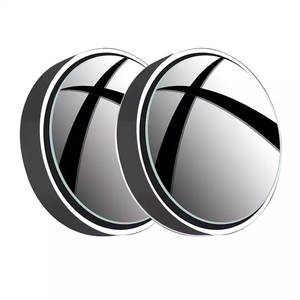 Y-0002 360 degrés rotatif grand angle cadre rond miroir d'angle mort <span class=keywords><strong>voiture</strong></span> <span class=keywords><strong>ventouse</strong></span> montage rétroviseur auxiliaire - Product Image 1