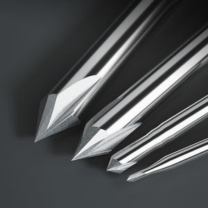 3 HUHAO مخدّد كهربائي من التنجستن والصلب بألوان زاهية ومتعددة أداة طحن معدنية من الكربيد أداة طحن ألومنيوم يتم التحكم بها رقميًا بالكمبيوتر طاحونة نهاية H131510450 - Product Image 3