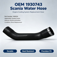 Tuyau de radiateur en caoutchouc EPDM de haute qualité Scania OEM 1930743 pour pièces de moteur automobile, système de refroidissement
