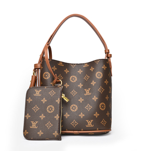 Sac seau vintage haut de gamme pour femme, style western, luxe léger, en polyester avec fermeture éclair en PU, portable - Product Image 6