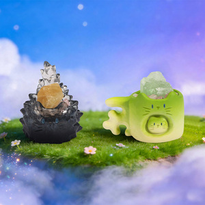 Pai Ocean Energy - Caja Sorpresa de Adornos de Gatos, Decoración de Escritorio con Dibujos Animados de Mascotas Lindas, 6 Piezas por Caja, para Niños y Coleccionistas - Product Image 1