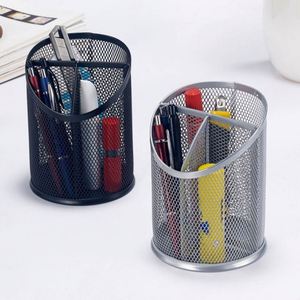 Metal Wire Mesh Pencil Holder Office Storage <b>Box</b> Desktop Organizer Customized Powder Coating <b>Pen</b> Holders for Kids - Product Image 4