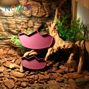 NOMOYPET Precio de Fábrica Plato de Plástico PP Púrpura para Reptiles, Tazón para Comer y Beber - Product Image 5