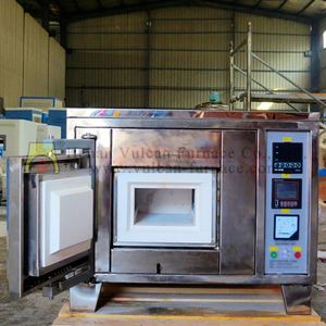 Vulcan fábrica profesional personalizada 800 1200 1600 1700 1800 grados Ss cuerpo mufla horno - Product Image 1