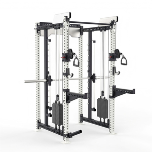 Máquina Multifuncional Comercial para Gimnasio, Rack de Potencia con Cable Cruzado, Rack de Entrenamiento Integral con Pila de Pesas - Product Image 1