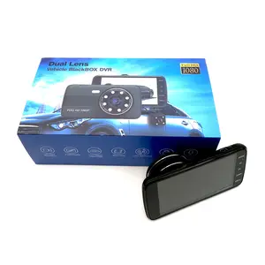 Mini câmera de ré em atacado hd 1920x1080p, dvr, gravador de estacionamento, sensor-g, visão noturna ir, dashcam