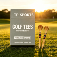 Tee de golf en silicone personnalisé, en forme de chapeau, avec logo, pour éviter la perte dans le trou, emballé en boîte OEM, avec marqueur, en cuir, plastique vierge ou plastique cassé