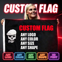 Bandera Personalizada con Logotipo, Pancarta Personalizada, Publicidad Exterior Personalizada, Impresión Digital, Bandera Personalizada de 3x5 Pies