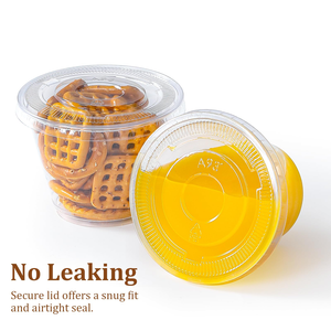 Wholesale NOVISON BPA Free Microwave Safe Disposable Plastic Storage <b>Container</b> with Lid Clear Polypropylene Deli <b>Container</b> - Product Image 2