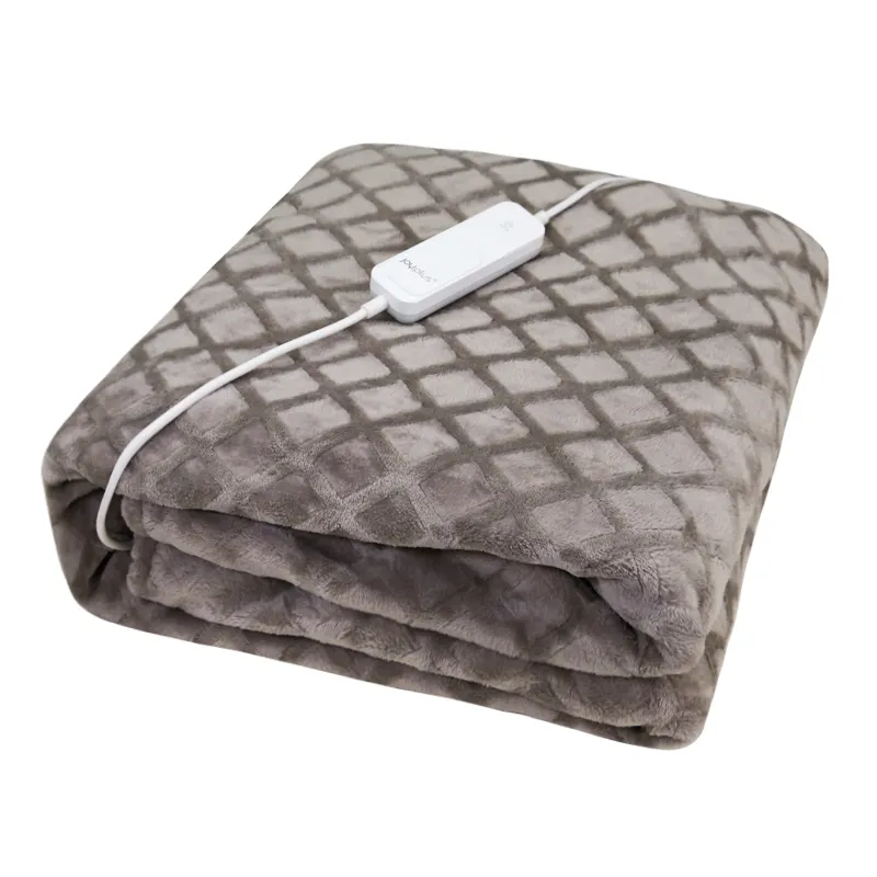 電気毛布180x130cmフランネルコーラルウォッシャブル抱きしめる加熱毛布、3つの熱設定と急速加熱