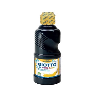 GIOTTO - PEINTURE TEMPERA PRÊTE À L'EMPLOI POUR L'ÉCOLE 250ML NOIR - Product Image 1