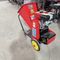 Broyeur de branches robuste diesel/électrique/essence, hacheuse de paille et d'herbe, moteur à engrenages, alimentation hydraulique automatique pour