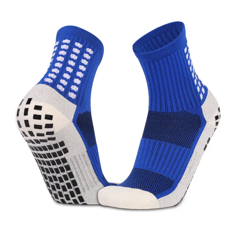 Wholesale Customized Performance Sports Anti-Slip Sports Grip Socks Anti-Slip Football Socks