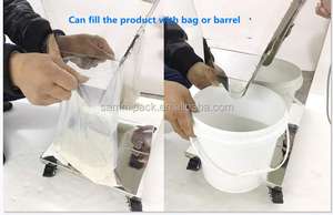 Semi automática de gran volumen 100g a 3000G gránulo azúcar botella de alimentos máquina de llenado de bolsas máquina de pesaje con tolva grande - Product Image 4