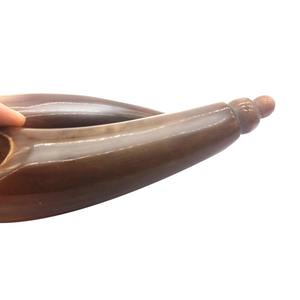 Planche de massage Gua Sha en corne naturelle Goldhealth, outil de massage manuel pour le corps, le cou et le drainage des méridiens. - Product Image 3