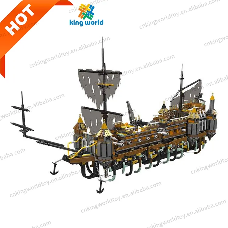 MOULD KING 13188 Pirates Ship Building Blocks para adultos MOC Bricks No.Mary Model Kits para construir bloques educativos para niños