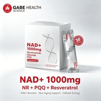 Formule scientifique NAD+ 1000mg NR + PQQ + Resvératrol en sachets pour la santé cellulaire quotidienne – Vente directe usine OEM/ODM