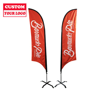 Drapeau de <span class=keywords><strong>plage</strong></span> personnalisé de taille personnalisée largement utilisé pour la publicité - Product Image 3