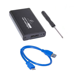 ELE-GATE M2 <b>Msata</b> Usb 3.0 Hard Drive Mini Case <b>SSD</b> Adapter - Product Image 2